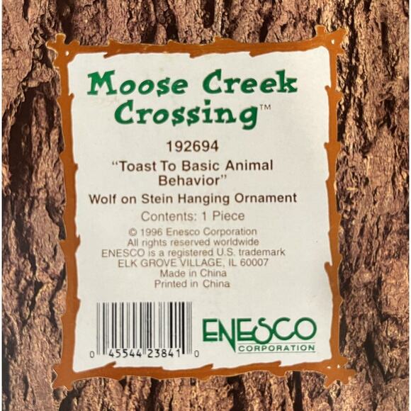 Enesco Moose Creek Crossing “Toast to Basic Animal Behavior” 1996 #192694 - Picture 4 of 4